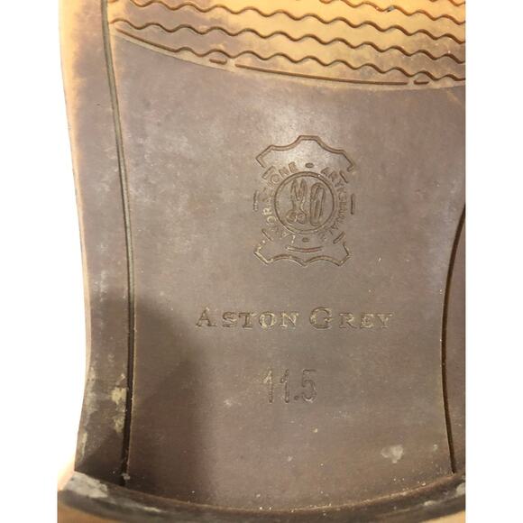 Aston Grey PAGLIAGA Chelsea boots in black size 11.5 - Picture 9 of 12